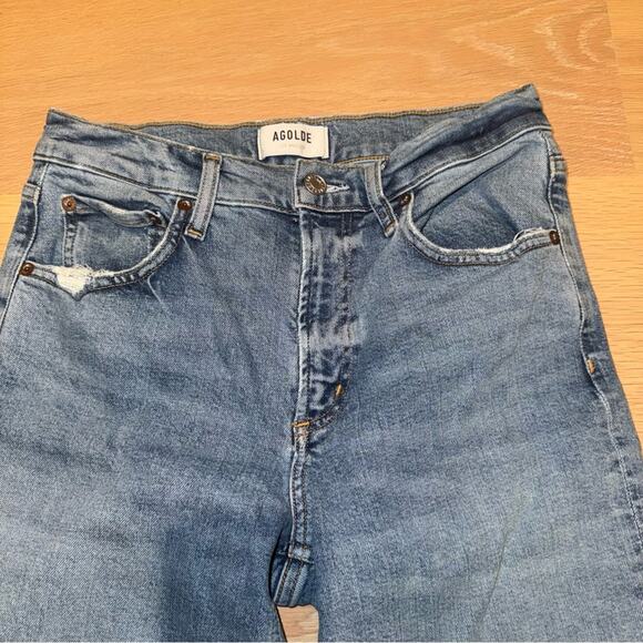 AGOLDE Kye Mid-Rise Straight Crop Jean 26 - Picture 13 of 14